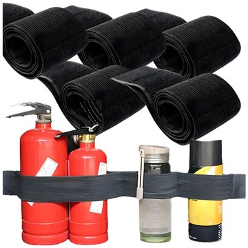 5x ORGANIZER PASEK DO BAGAŻNIKA SAMOCHODOWY DO AUTA RZEPY 60 CM MOCNA GUMKA