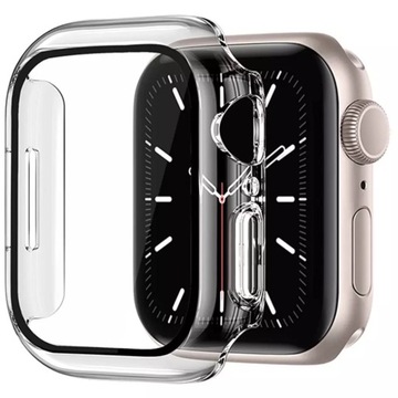 ETUI DO APPLE WATCH 7/8/9 41mm/45mm RÓŻNE KOLORY SZKŁO HARTOWANE CASE