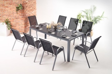 Садовый набор WPC Board Table 8+1 для балкона террасы