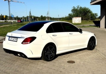 Mercedes Klasa C W205 Kabriolet Facelifting 2.0 300 258KM 2020 Mercedes-Benz Klasa C AMG 4 MATIC 2.0 cm Automat ZAMIANA 2.0 Benzyna, zdjęcie 5