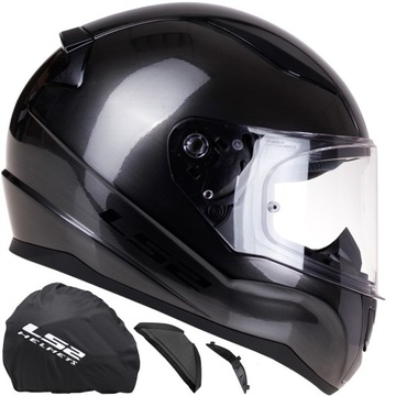 KASK MOTOCYKLOWY LS2 FF353 RAPID II JEANS titanium MĘSKI SYSTEM PINLOCK 2XL