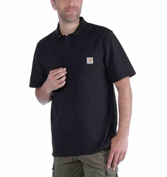 Koszulka Carhartt Polo Contractor Work Black