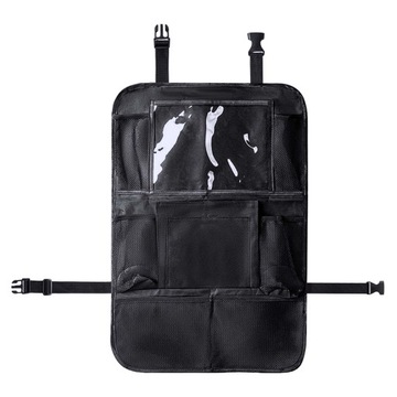 Защитный чехол-органайзер для автомобильного сиденья + 2 держателя для подголовников