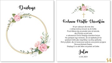 Спасибо крестным, бабушкам и дедушкам, причастие, крещение - магнит АНГЕЛ