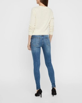 Spodnie jeansy damskie VERO MODA niebieskie L/32