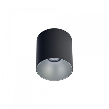Nowodvorski Lampa punktowa plafon czarno srebrny POINT TONE 8223