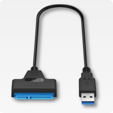 Переходник SATA на USB 3.0, переходник для подключения кабеля SSD HDD 2.5