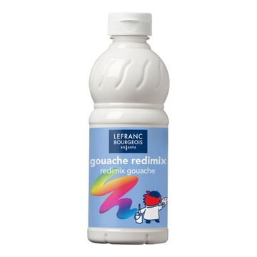 FARBA PLAKATOWA TEMPERA 500ML BIAŁA L&B