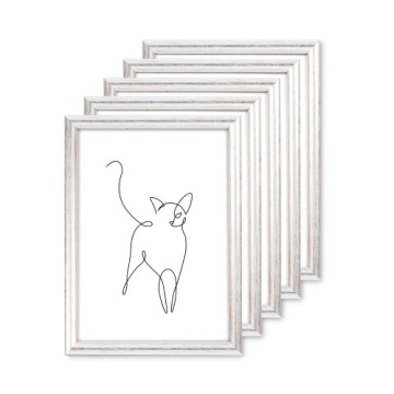 Серебряная фоторамка Деревянная рамка 13x18 5шт