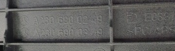 KRYT POLIČKA ZADNÍ MERCEDES SL R230 A2306900249