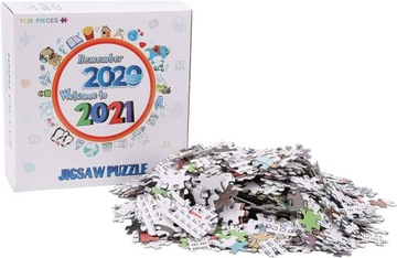 Jigsaw puzzle Remember 2020 welcome to 2021 1000k