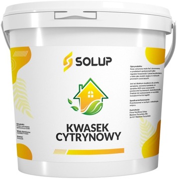 KWASEK CYTRYNOWY SPOŻYWCZY E330 CZDA 5kg