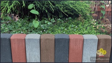 Бетонный частокол квадратный Графит 30 см