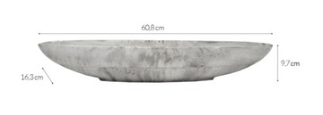 ДЕКОРАТИВНАЯ ТАРЕЛКА PORTO - архитектурный бетон