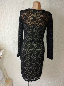 Orsay sukienka koronkowa mała czarna r. M