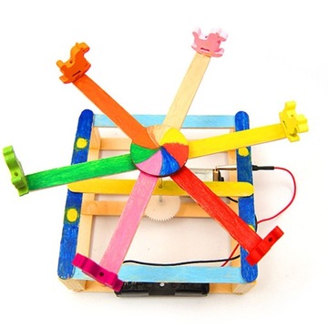 Kids Physics Movement montuje okrągłą karuzelę