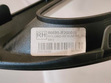 НАКЛАДКА БАМПЕРА ЗАДНЯЯ ПРАВАЯ SPORTAGE V 86695-R2000