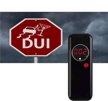 Алкотестер с 12 настройками, профессиональный и портативный, со светодиодом и сигнализацией