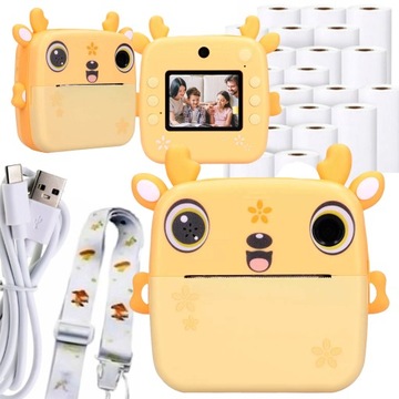 MINI DRUKARKA DRUKUŚ APARAT FOTOGRAFICZNY NATYCHMIASTOWY TERMICZNA 23 ROLKI