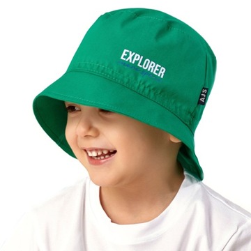 KAPELUSZ BAWEŁNA CIENKI NA LATO BUCKET HAT roz. 52