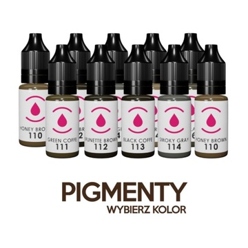 Пигменты для перманентного макияжа бровей Permanent World Брюнетка Коричневый 112