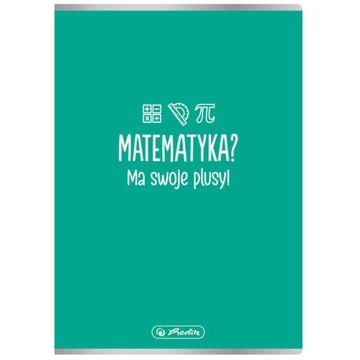 Zeszyt A5 60 kartek w kratkę ze ściągą MATEMATYKA