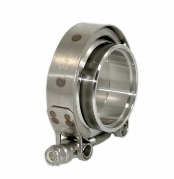 Obejma V-Band 2'' 51mm z flanszą centrującą PRO