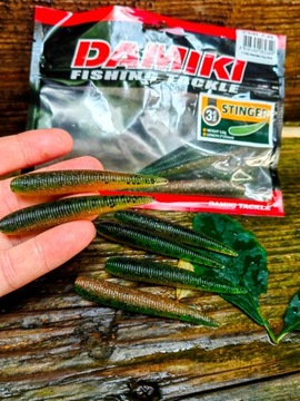 10 szt. Stinger Duża pijawka 75 mm - 5 g, zander