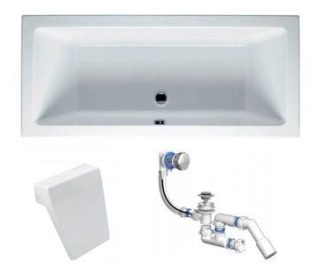 WANNA RIHO LUSSO 200x90 BA60 +NOGI+SYFON+ ZAGŁÓWEK