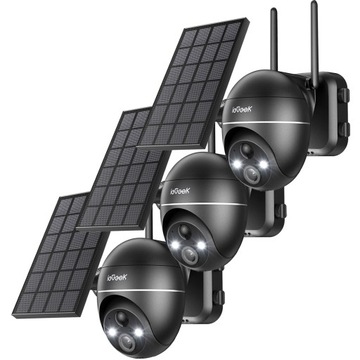 KAMERA SOLARNA OBROTOWA ZEWNĘTRZNA WIFI 5MPx 2594x1944P FULL HD PZT IP65×3