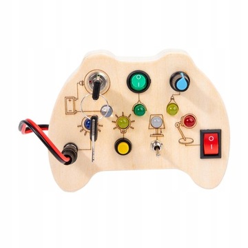 Montessori Busy Board Learning Game Przełącznik