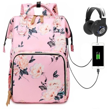 TORBA PLECAK DO WÓZKA ORGANIZER 3w1 DLA MAMY TATY
