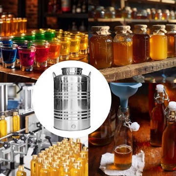 BECZKA ze STALI INOX bańka kanka 50L pojemnik ANTAŁEK na wino bimber whisky