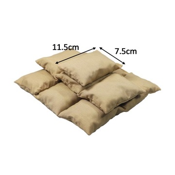 10 шт. 1/6 модель мешка с песком для 12-дюймовых фигурок, миниатюрные аксессуары для сцен