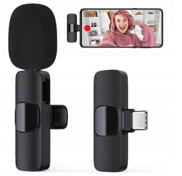 Mikrofon bezprzewodowy do telefonu bluetooth do nagrywania audio-wideo