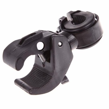 ДЕРЖАТЕЛЬ ВЕЛОСИПЕДНОЙ ЛАМПЫ ДЛЯ РУЛЯ, РЕГУЛИРУЕМЫЙ, ПОВОРОТНЫЙ, УНИВЕРСАЛЬНЫЙ