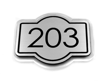 номера ДВЕРЬ НОМЕР отель 5х4 +ПЛЕКС 10 шт