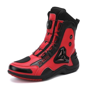 Profesjonalne buty motocyklowe skóra zwodoodporne