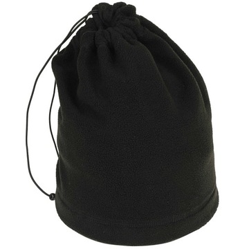 MIL-TEC KOMIN POLAR,OWY ze Ściągaczem CZAPKA SZAL - CZARNY