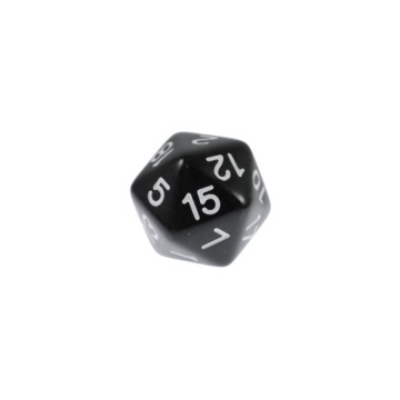RPG КУБИКИ ЧЕРНЫЕ КУБИКИ K20