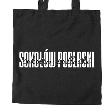 torba czarna Pamiątka Sokołów Podlaski