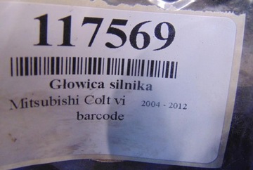 MITSUBISHI COLT VI 1.3 16V MN155154H HLAVA