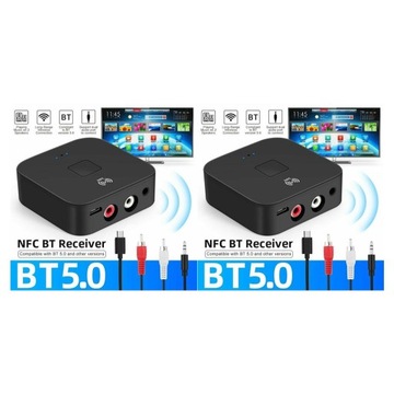 1/2/3 Odbiornik audio 3,5 mm 2RCA Nadajnik bezprzewodowy Adapter słuchawek