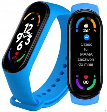 SMARTBAND M7 OPASKA SPORTOWA SMARTWATCH + 2 PASKI