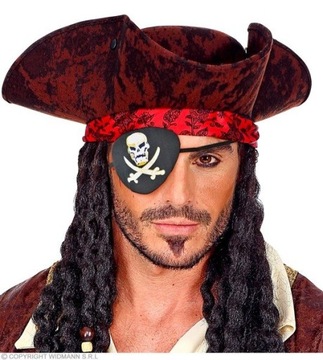 ПИРАТСКАЯ ПОШИВКА НА ГЛАЗ С ЧЕРЕПОМ ЧЕРЕП