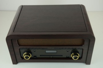 Ретро-проигрыватель Fenton Nashville с Bluetooth, CD, FM и DAB радио + винил