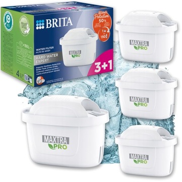 Filtr wkład do wody Brita Maxtra Pro Pure Performance Hard Water 4 szt.