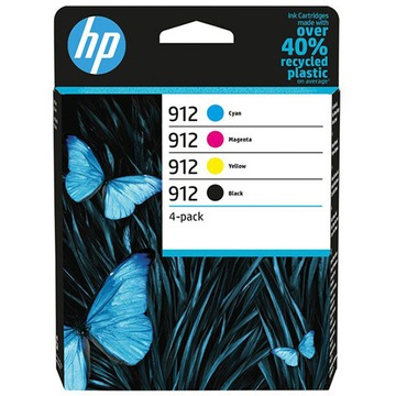 4 TUSZE HP 912 OFFICEJET PRO 8010 8012E 8013 8014 8015 8020 8023 8022E ORG