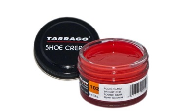 Krem na bazie wosku do butów - TARRAGO Shoe Cream 50ml 102 JASNA CZERWIEŃ