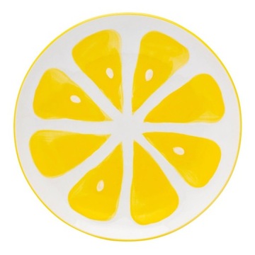 Cytryna talerz deserowy talerzyk na ciasto Altom Design Tropicana 20 cm